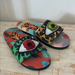 Discount Universe Seaqueen Evil Eye Slip On Sandals Women’s size 37/7